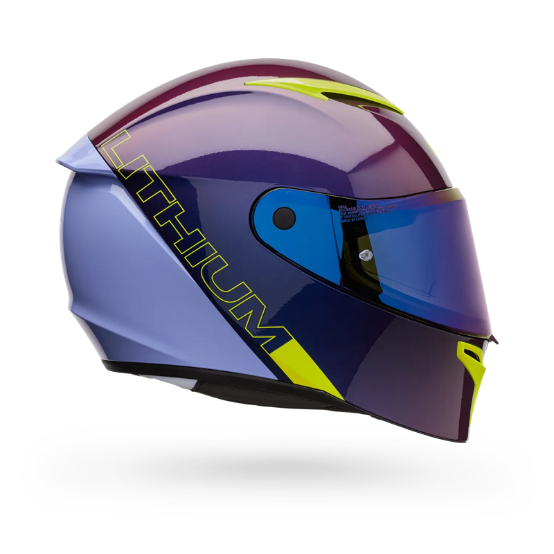 BELL Lithium Mips Plus Full Face Helmet - DELTA BLACK/PURPLE