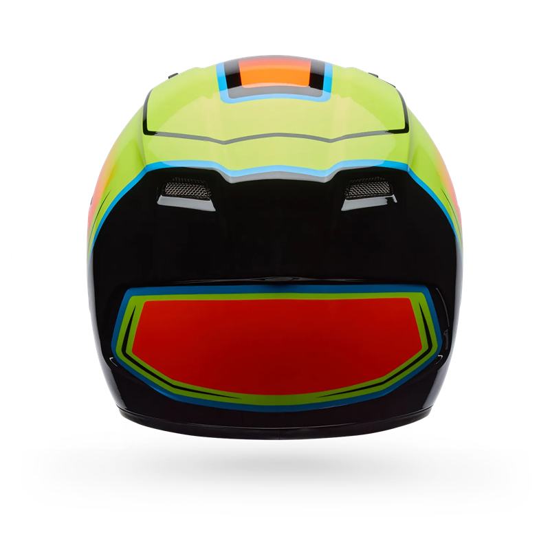 BELL Qualifier Full Face Helmets - GRID FLO YELLOW