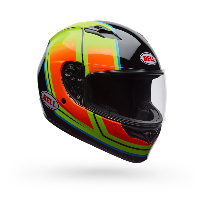 BELL Qualifier Full Face Helmets - GRID FLO YELLOW