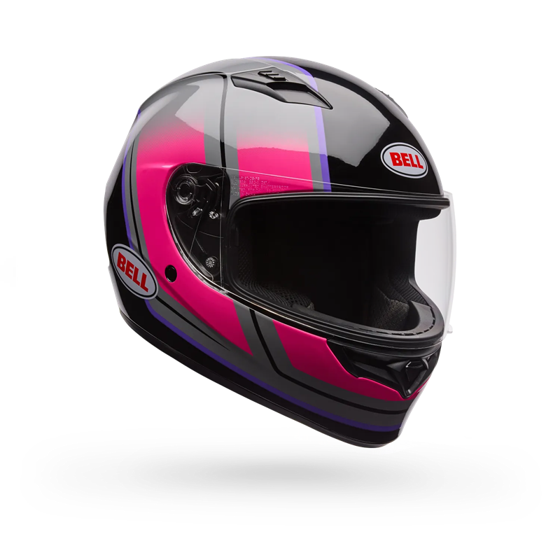 BELL Qualifier Full Face Helmets - GRID GREY/PINK