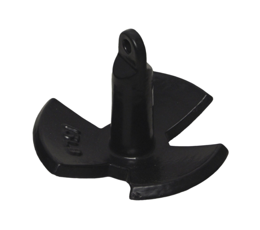 KIMPEX River Anchor - COATED BLACK