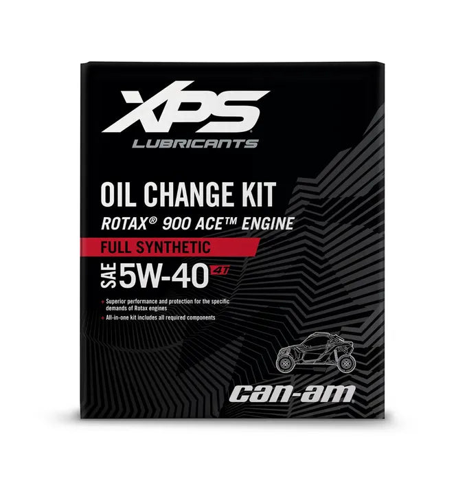 XPS 4T 5W-40 Synthetic Oil Change Kit For Rotax 900 ACE Engine - 9779489