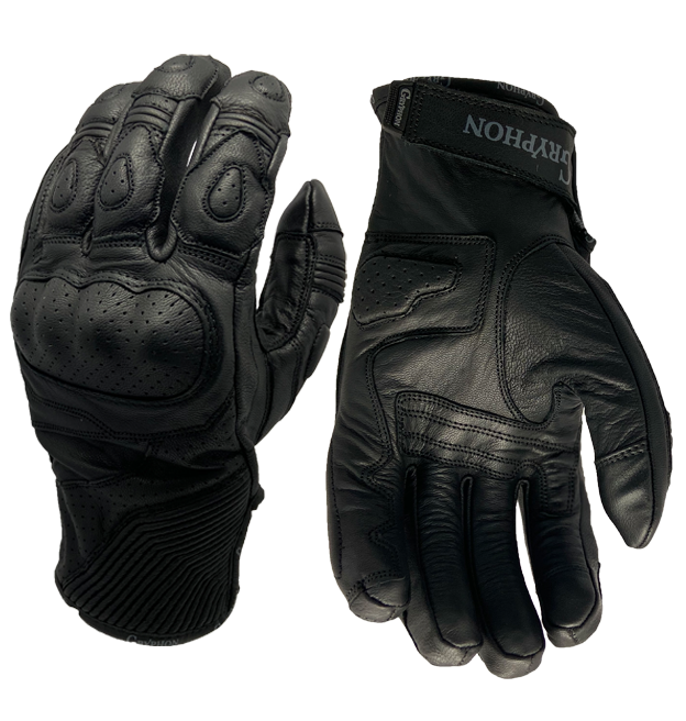 GRYPHON Cabot Leather Gloves - BLACK