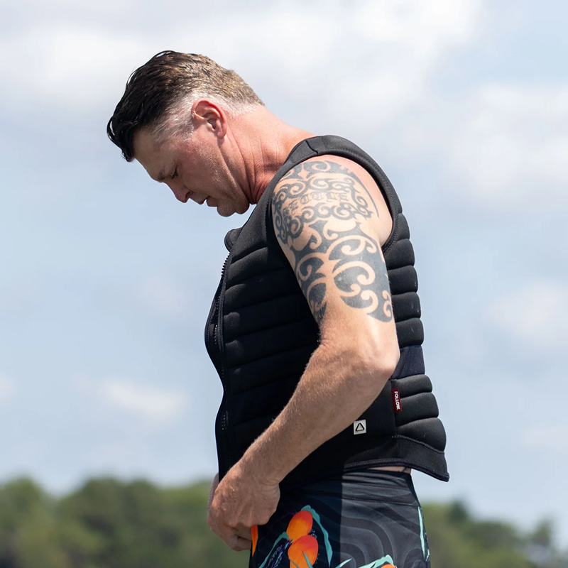 FOLLOW Men's Asset Impact Vest - BLACK