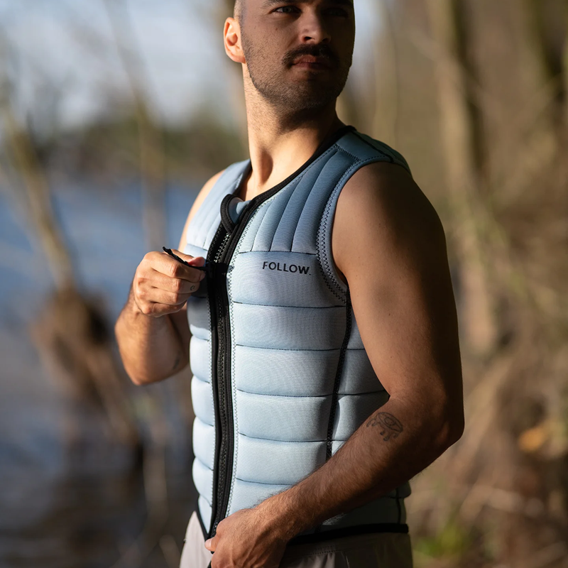 FOLLOW Men's Total Impact Vest - LIGHT BLUE