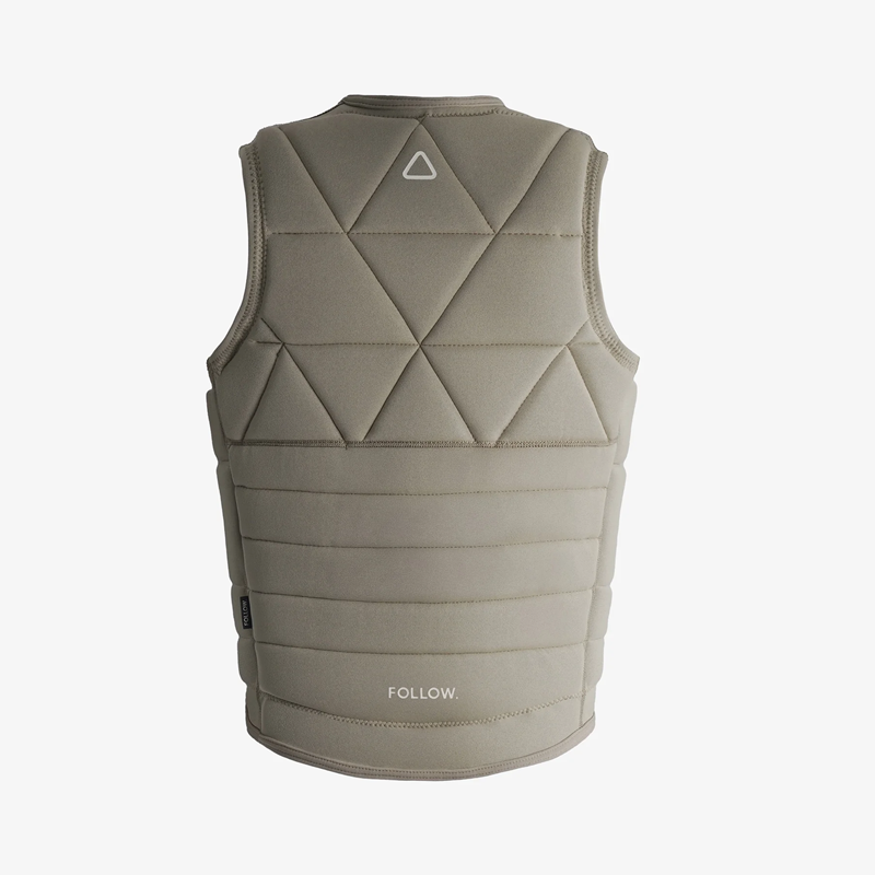FOLLOW Men's Love nor Money Impact Vest - KHAKI