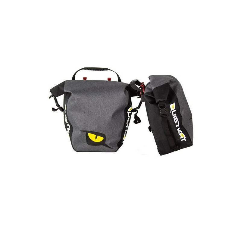 QUIETKAT Waterproof Pannier Bag - GREY