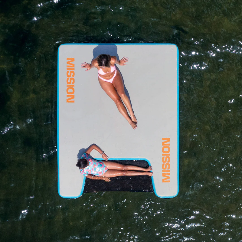 MISSION Reef Inflatable Easy Up Water Mat - WHITE