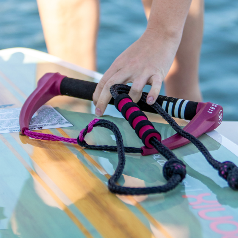 RONIX Stretch Surf Rope With Handle - MERLOT