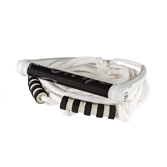 RONIX Silicone Stretch Surf Rope - WHITEOUT