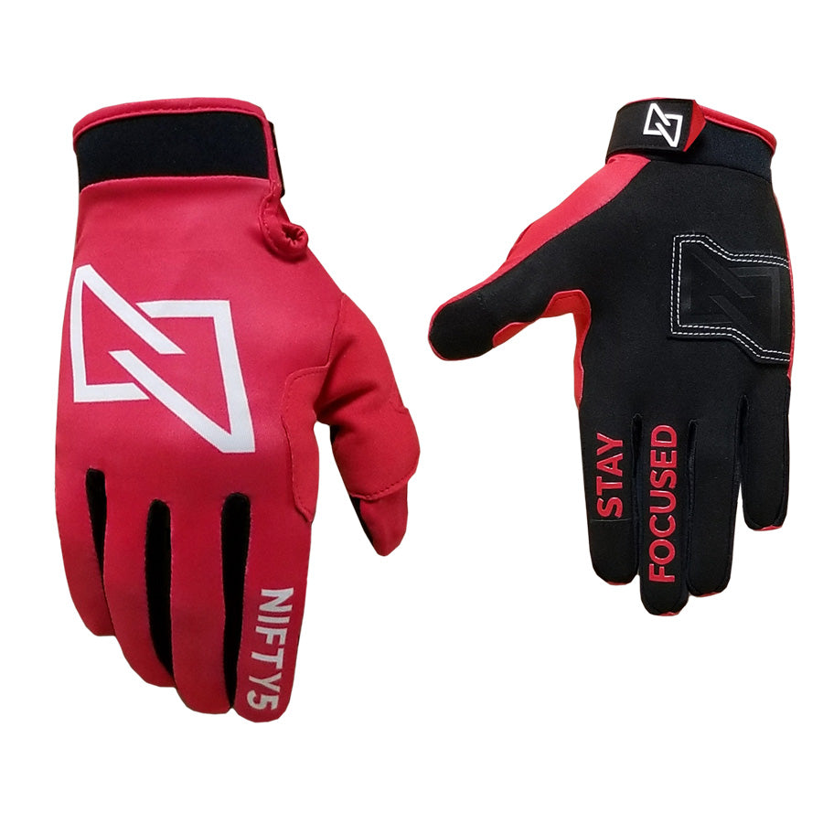 NIFTY5 Techlight Gloves - RED