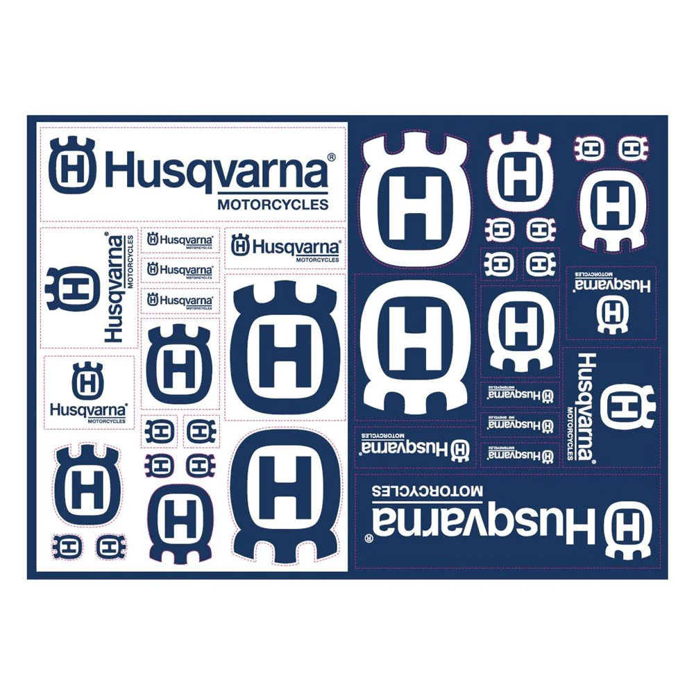 HUSQVARNA Motorcycles Sticker Sheet