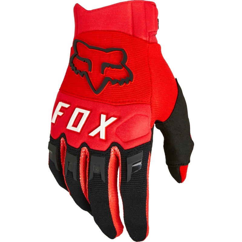 FOX Youth Dirtpaw Gloves - FLAME RED