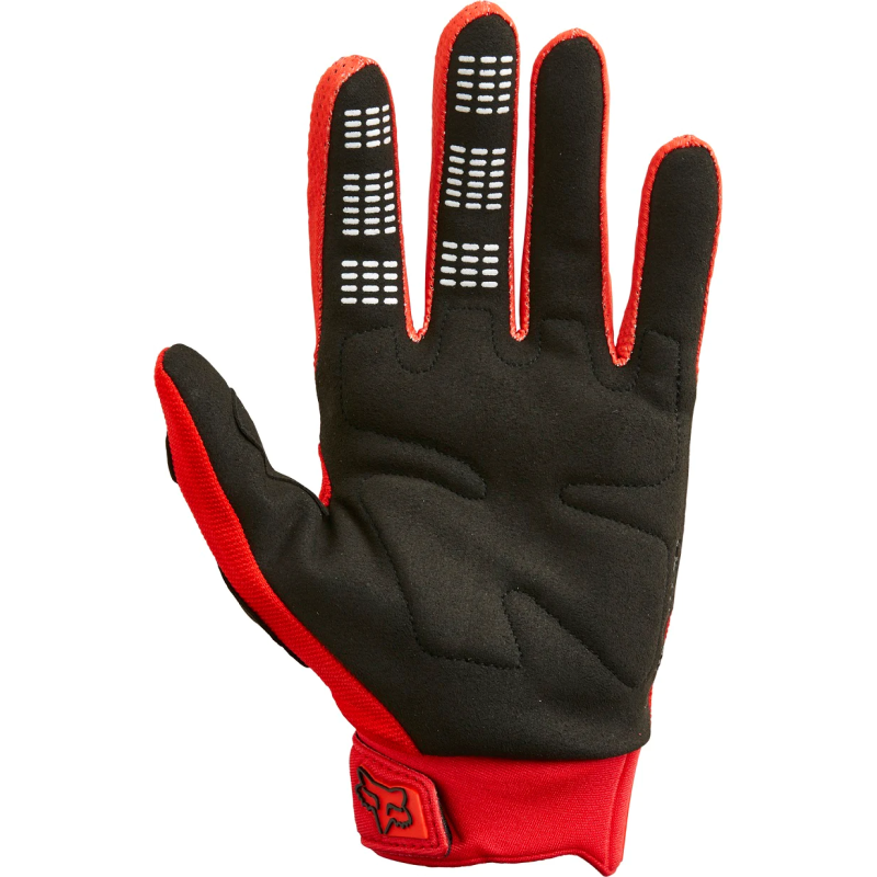 FOX Youth Dirtpaw Gloves - FLAME RED