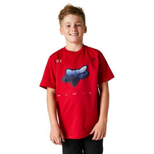 FOX Youth Rkane Head SS Tee - RED