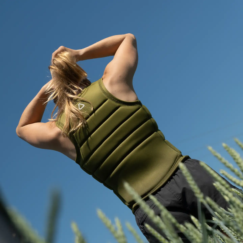 FOLLOW Women's Total Impact Vest- OLIVE