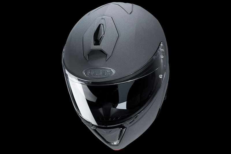 HJC i90 Solid Modular Helmet - STONE GREY