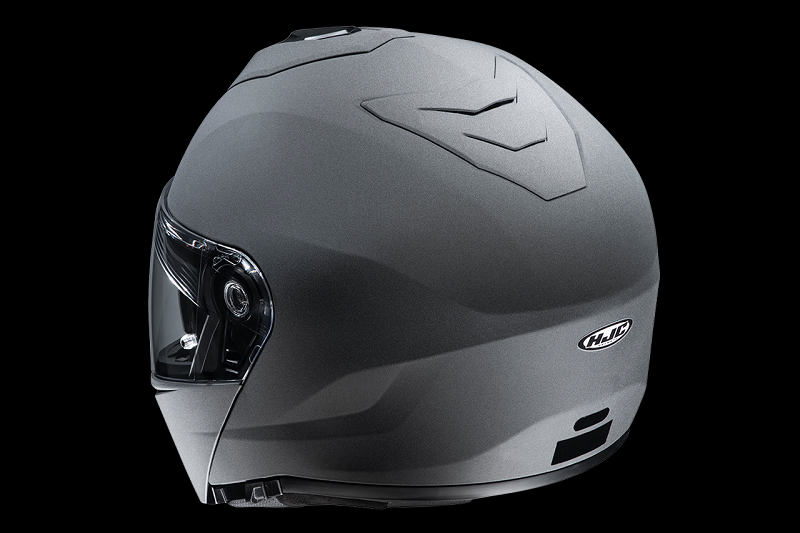 HJC i90 Solid Modular Helmet - STONE GREY