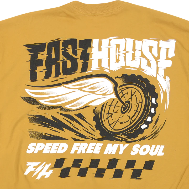FASTHOUSE High Roller Tee - GOLD