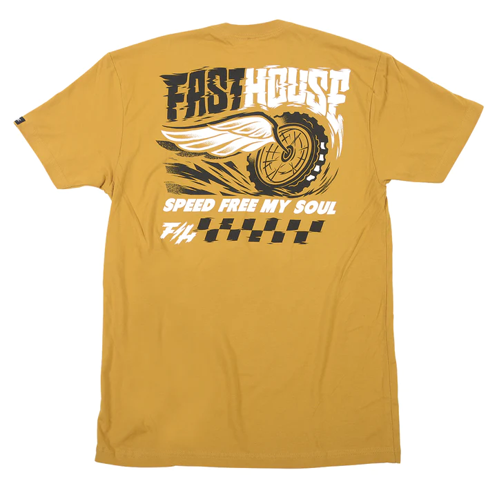 FASTHOUSE High Roller Tee - GOLD