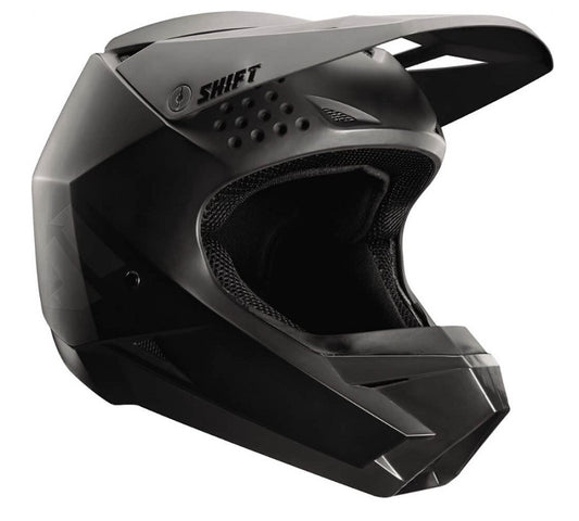 SHIFT Youth White Label Helmet - MATTE BLACK