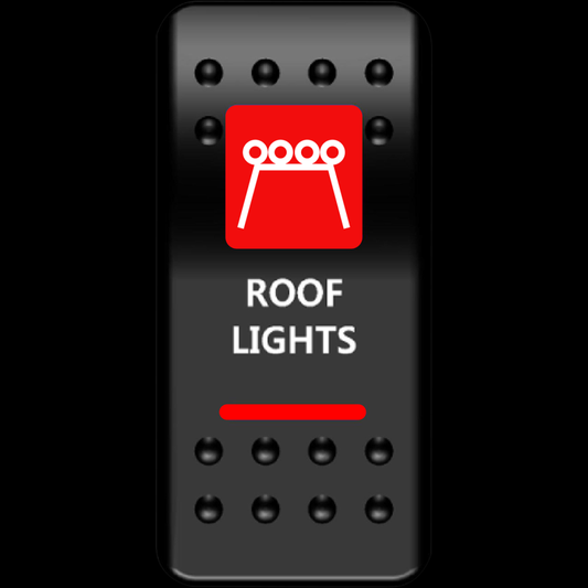 MOOSE RACING Roof Light Switch - RED