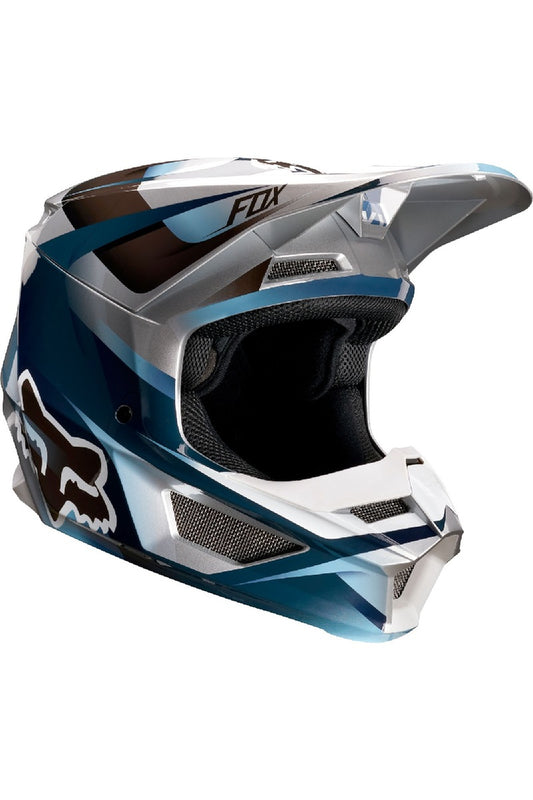 FOX Youth V1 Motif Helmet - GREY