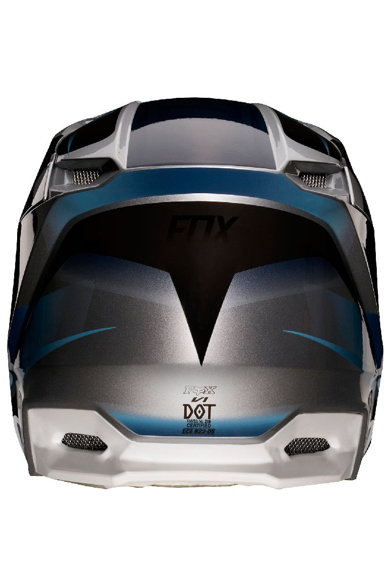 FOX Youth V1 Motif Helmet - GREY