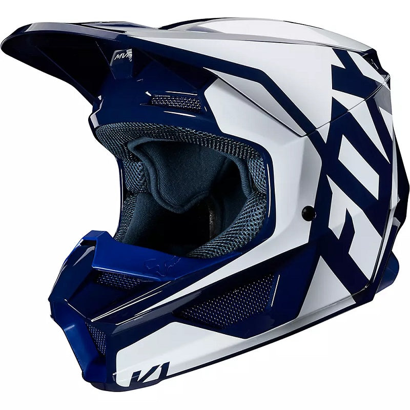 FOX Youth V1 Prix Helmet - BLUE