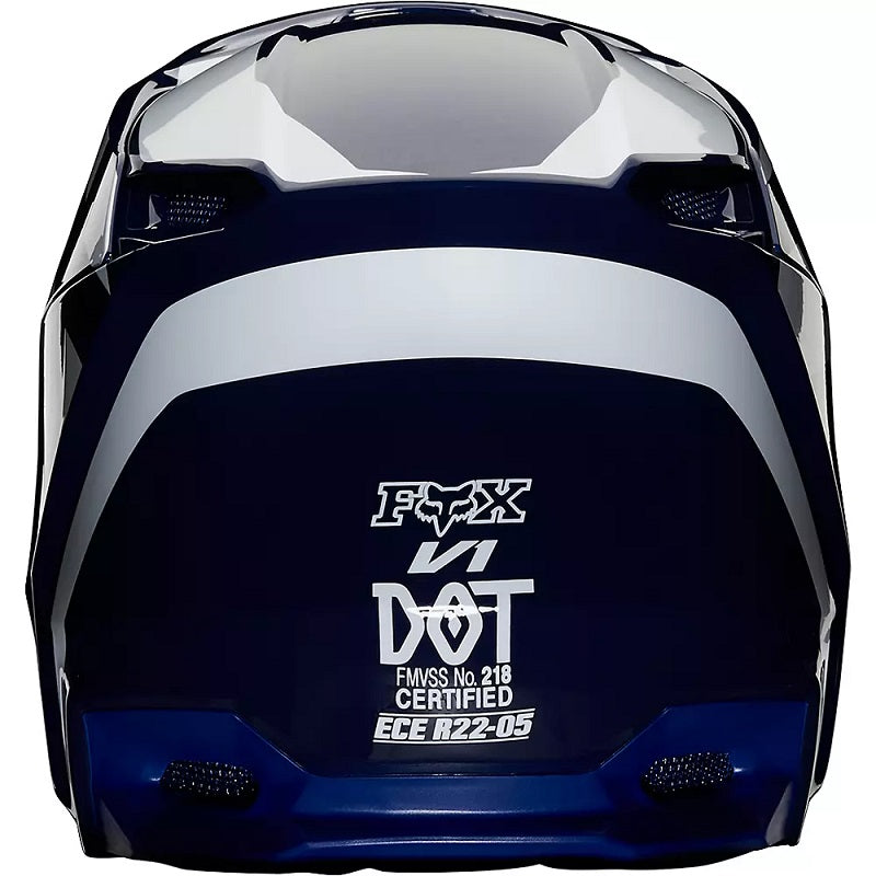 FOX Youth V1 Prix Helmet - BLUE