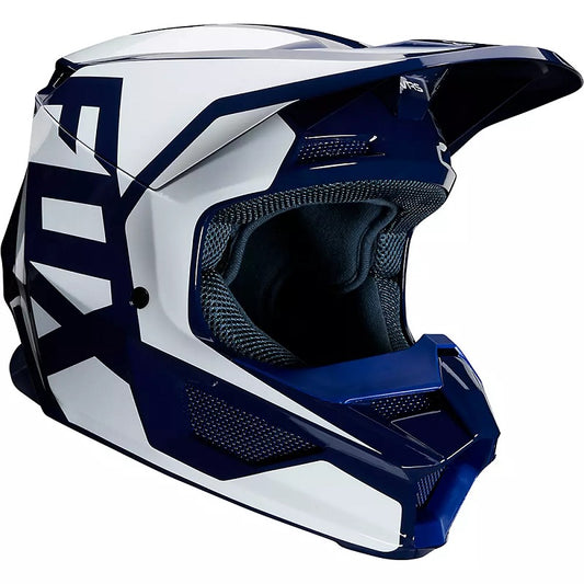 FOX Youth V1 Prix Helmet - BLUE