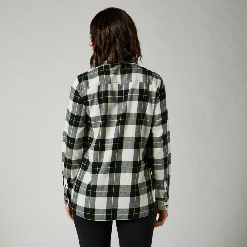 FOX Pines Flannel Shirt - LIGHT GREY