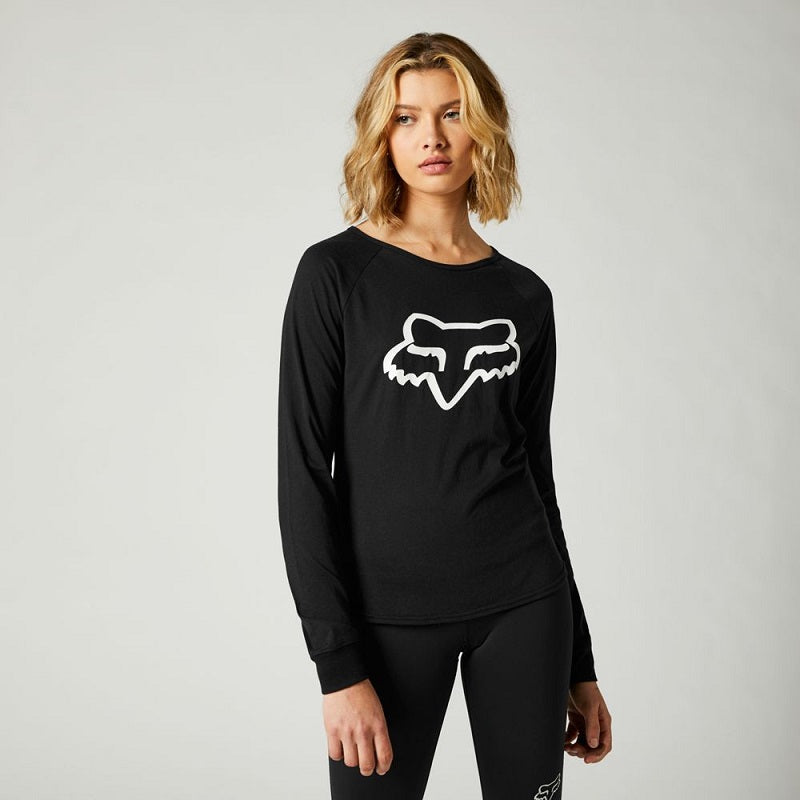 FOX Boundary Long Sleeve Top - BLACK