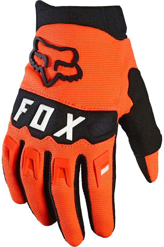 FOX Youth Dirtpaw Gloves - FLO ORANGE