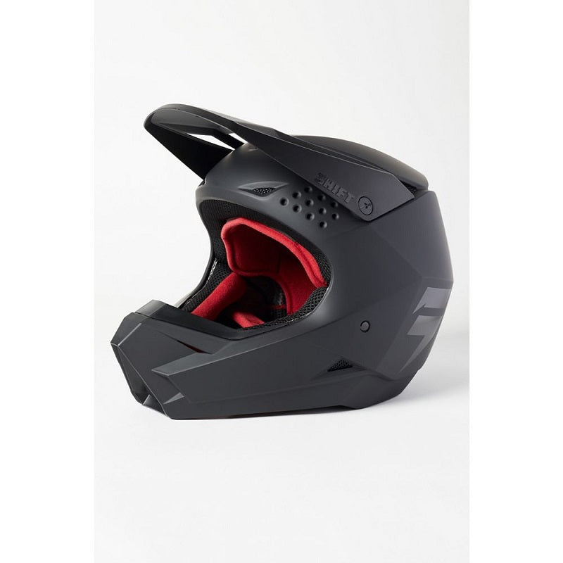 SHIFT Youth White Label Blac Helmet - BLACK