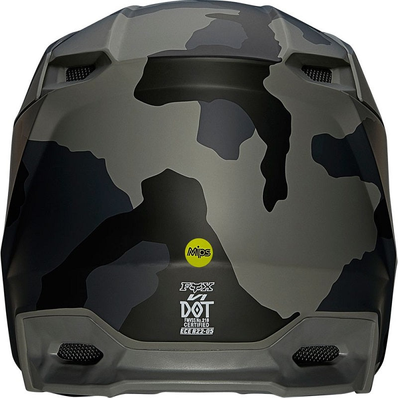 FOX V1 Trev Helmet - BLACK CAMO