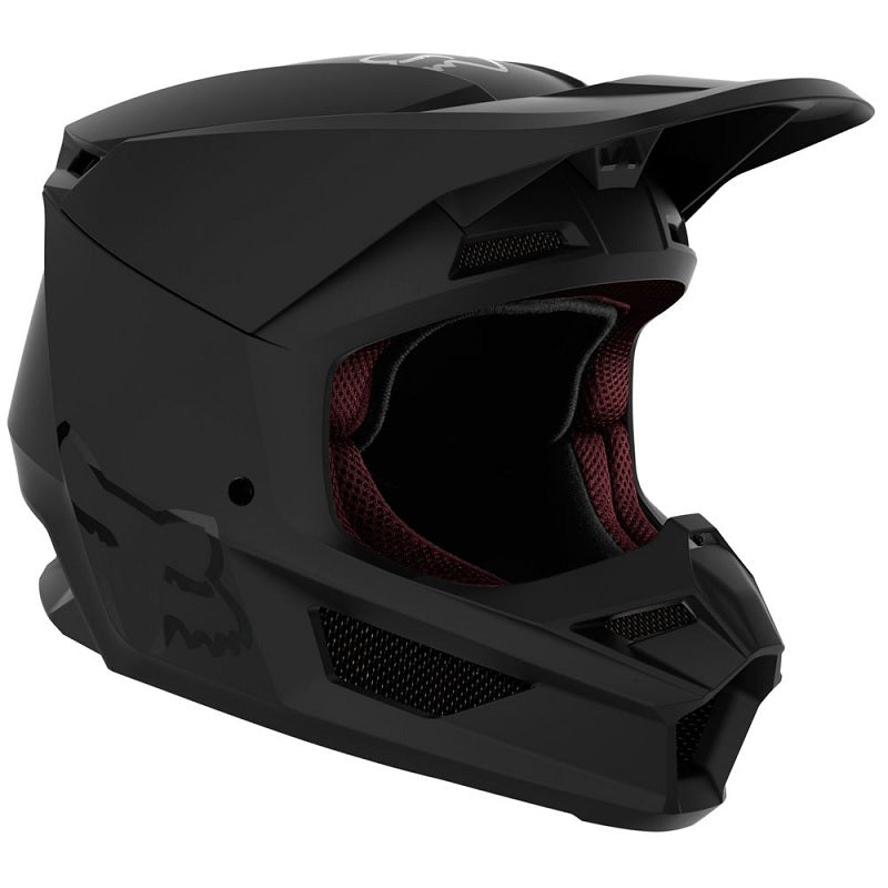 FOX Youth V1 Matte Helmet - BLACK