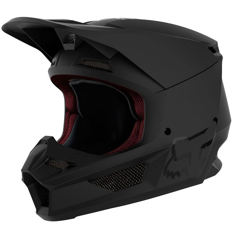 FOX Youth V1 Matte Helmet - BLACK