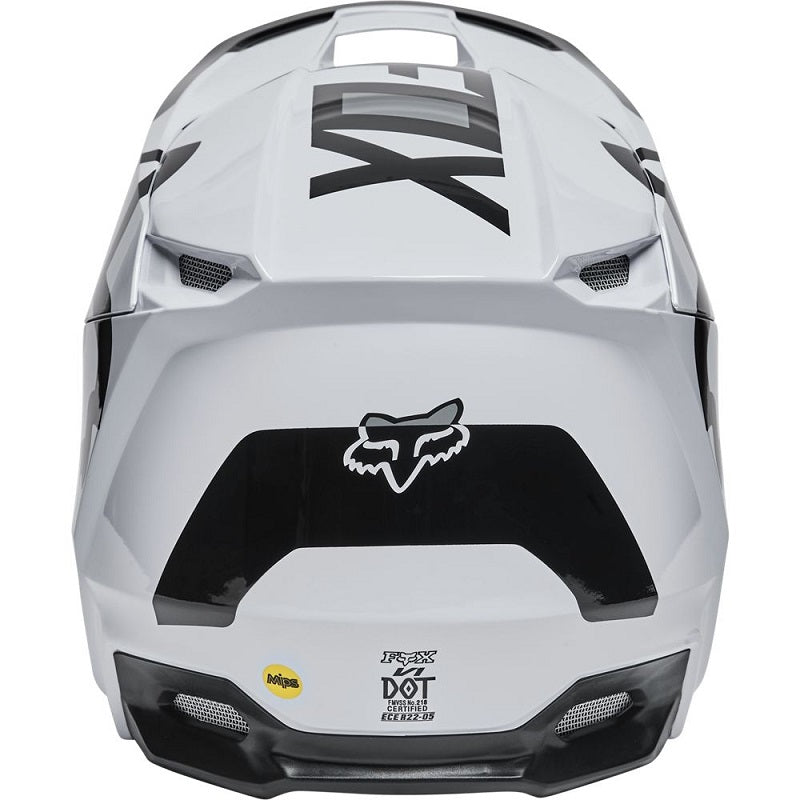 FOX V1 Lux Helmet - BLACK/WHITE