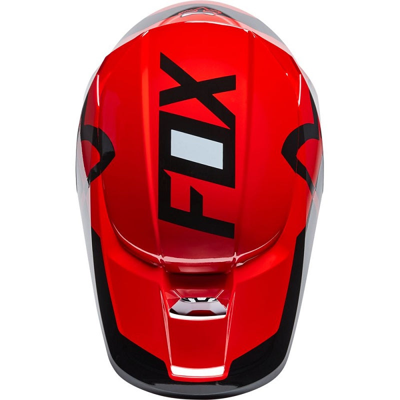 FOX V1 Lux Helmet - FLO RED