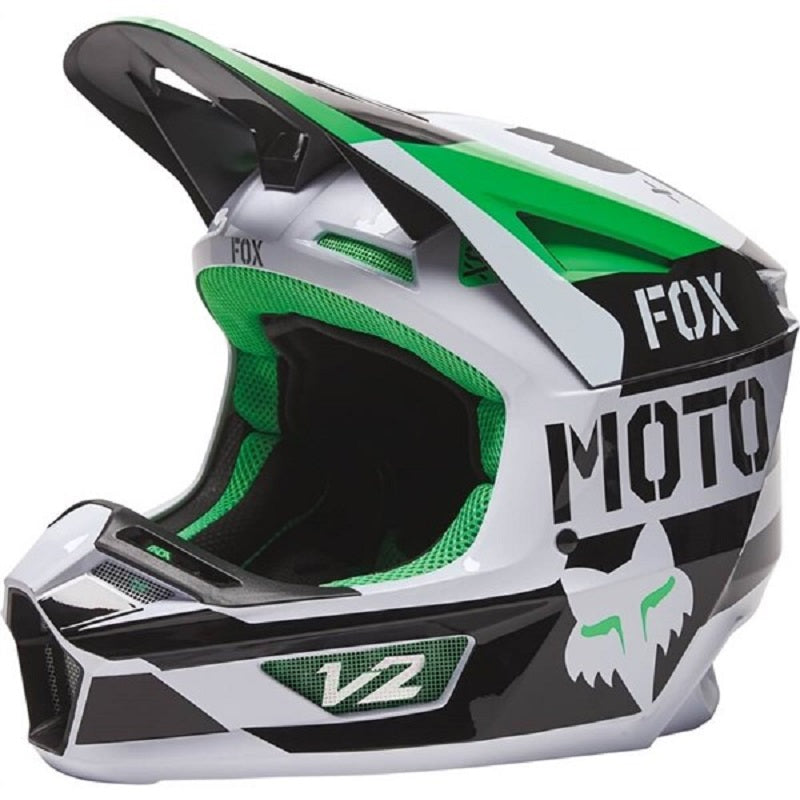 FOX V2 Nobyl Helmet - GREEN