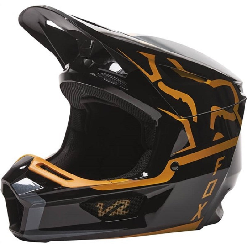 FOX V2 Merz Helmet - GOLD
