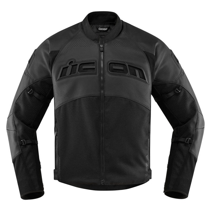 ICON Contra2 Leather Perforated - BLACK