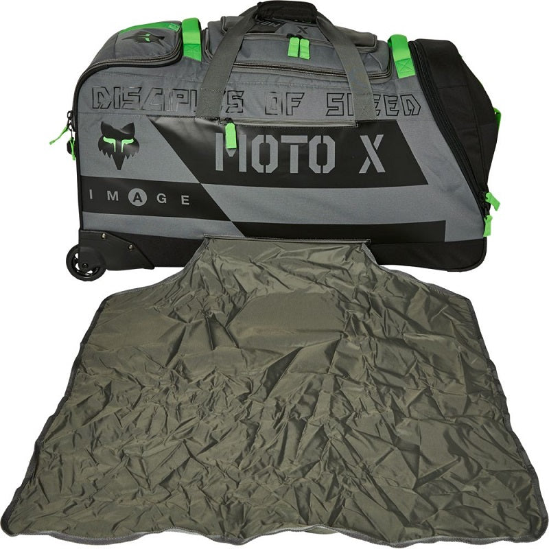 FOX Shuttle Nobyl Roller Bag - GREY AND GREEN
