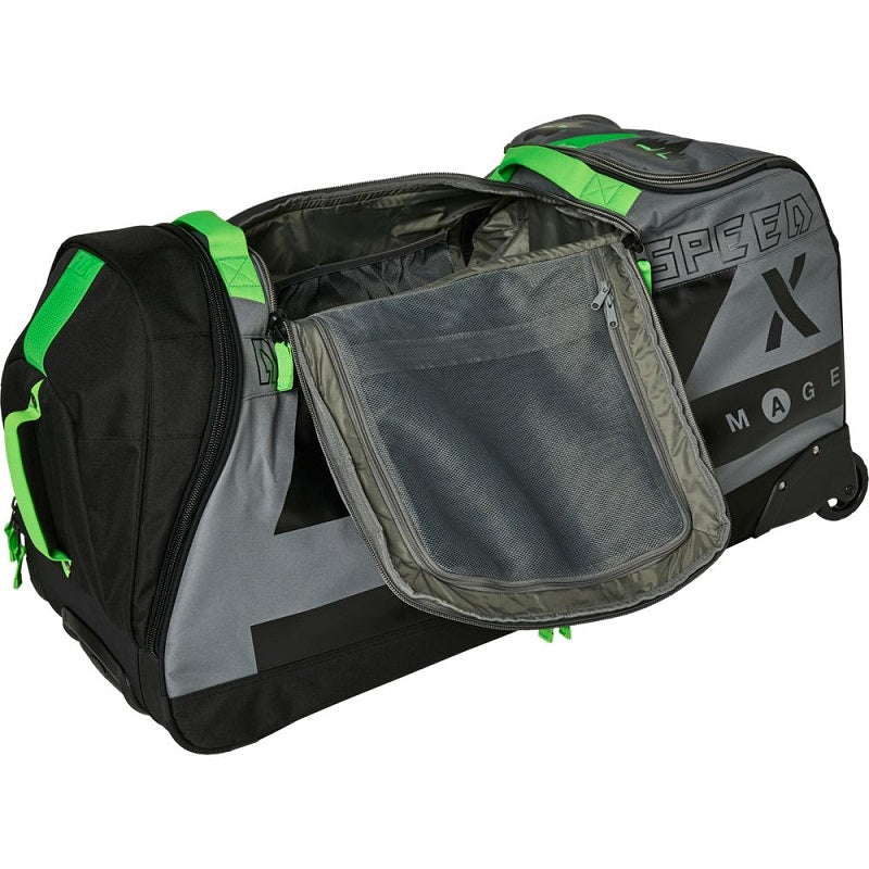FOX Shuttle Nobyl Roller Bag - GREY AND GREEN
