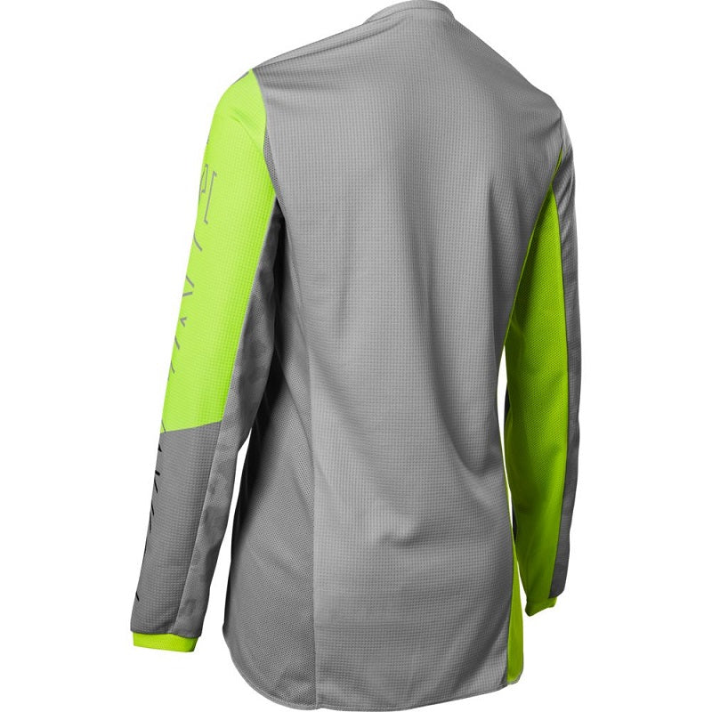 FOX Women's 180 Skew Jersey - GREY/YELLOW