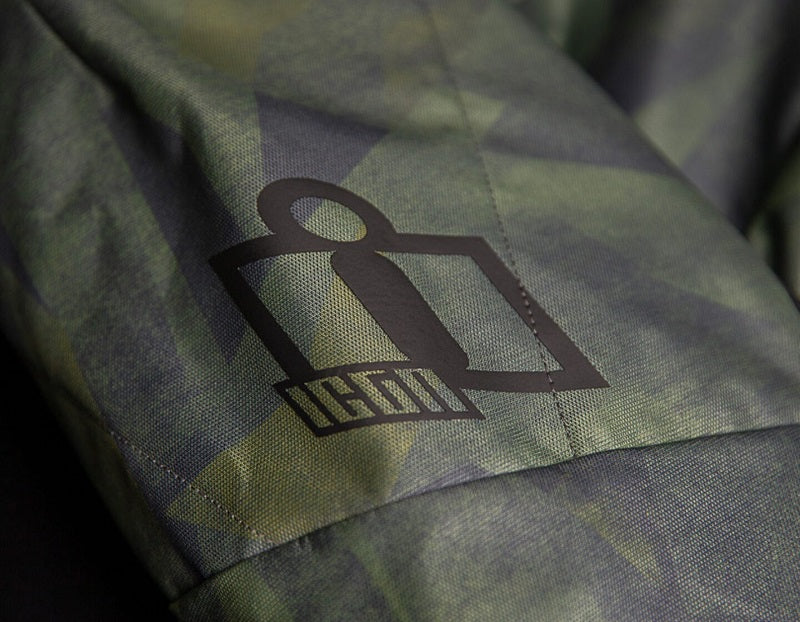 ICON Airform Battlescar Jacket - GREEN