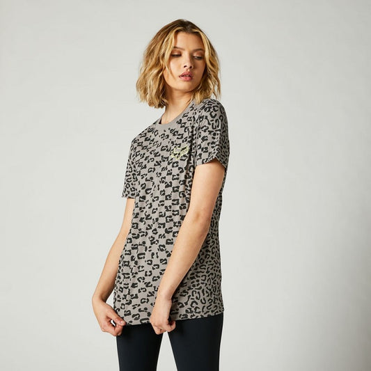 FOX Cheetah Check Tee - GREY