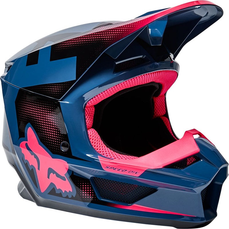 FOX Youth V1 Dier Helmet - DARK INDIGO