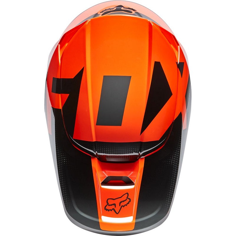 FOX Youth V1 Dier Helmet - FLO ORANGE